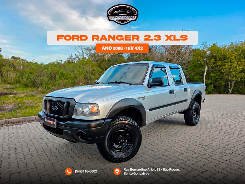 ranger 2.3 xls 16v 4x2 cd gasolina 4p manual 2008 bento goncalves