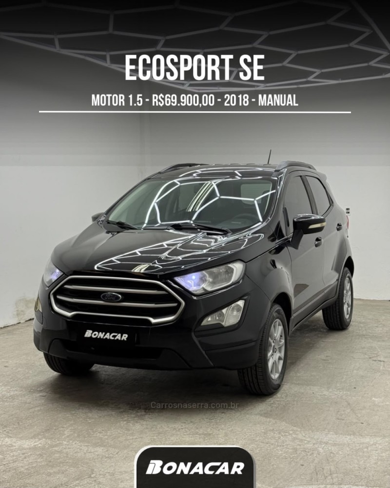 ecosport 1.5 tivct flex se manual  2018 caxias do sul