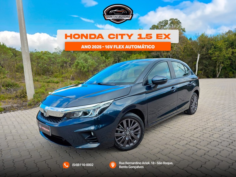 city 1.5 ex 16v flex 4p automatico 2024 bento goncalves