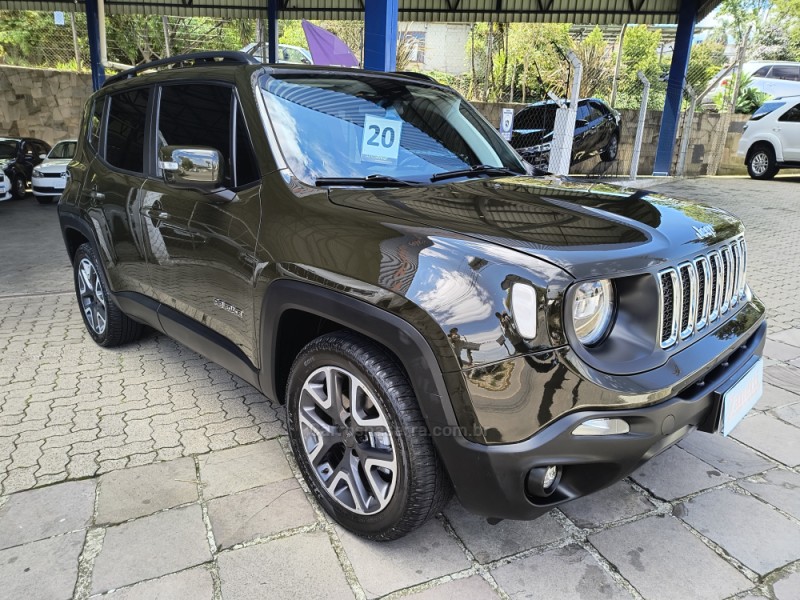 renegade 1.8 16v flex longitude 4p automatico 2020 bento goncalves