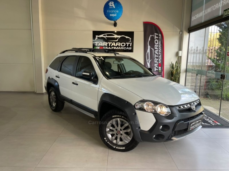 palio 1.8 mpi adventure weekend 16v flex 4p automatizado 2014 caxias do sul