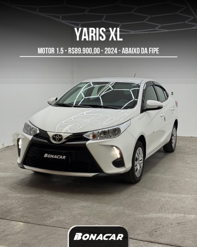 yaris 1.5 16v flex sedan xl multidrive3 2024 caxias do sul
