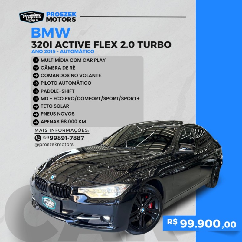 320i 2.0 16v turbo active flex 4p automatico 2015 canoas