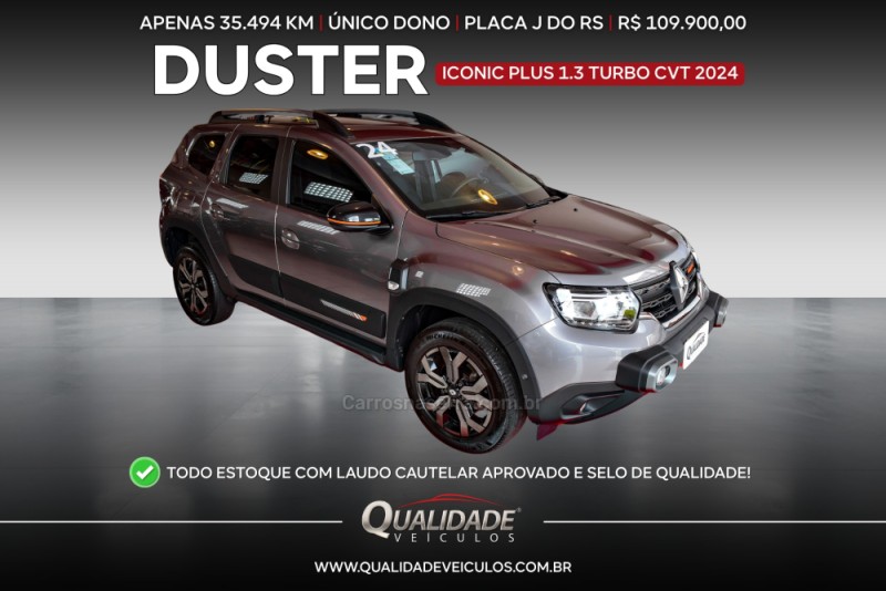DUSTER 1.3 TCE ICONIC PLUS FLEX 4P AUTOMÁTICA