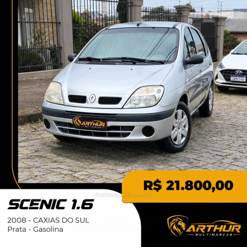 scenic 1.6 authentique 16v gasolina 4p manual 2008 caxias do sul