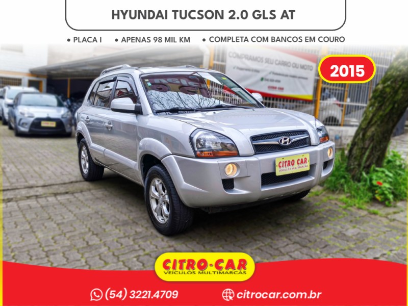 tucson 2.0 mpfi gls 16v 143cv 2wd flex 4p automatico 2015 caxias do sul