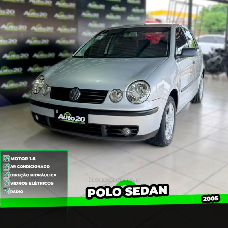 polo sedan 1.6 mi 8v flex 4p manual 2005 taquara