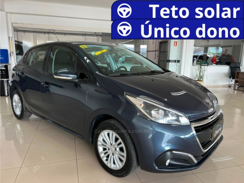 208 1.6 allure 16v flex 4p automatico 2017 taquara