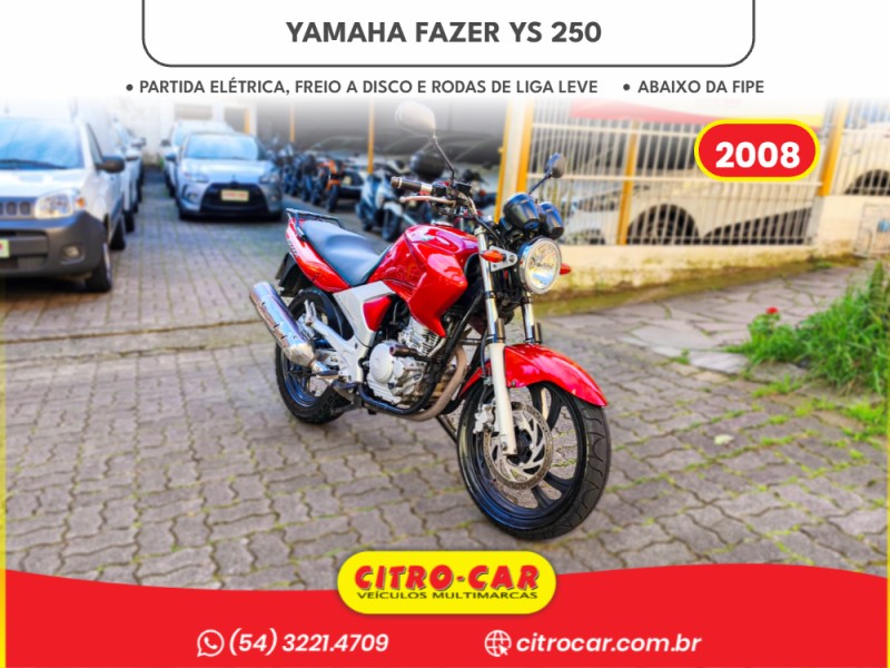 fazer ys 250 2008 caxias do sul