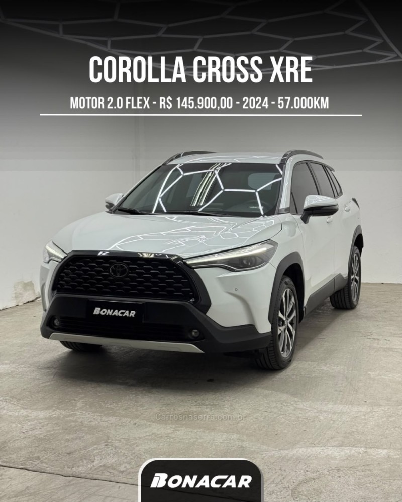 corolla 2.0 cross xre 16v flex 4p automatico 2024 caxias do sul