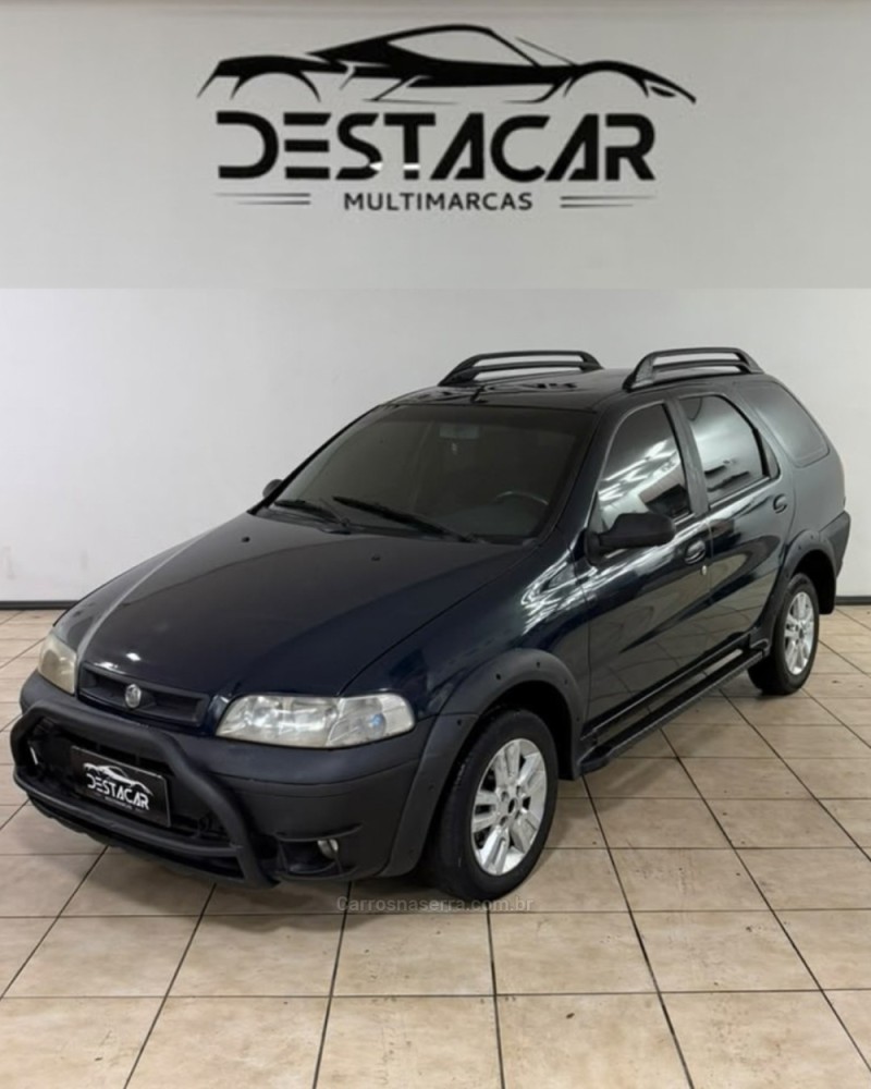 palio 1.6 mpi adventure weekend 16v gasolina 4p manual 2001 caxias do sul