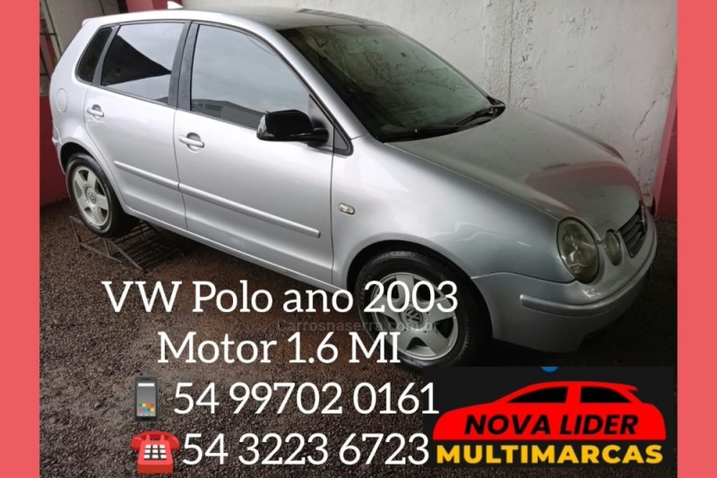 polo 1.6 mi 8v gasolina 4p manual 2003 caxias do sul