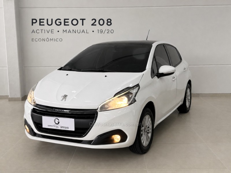 208 1.2 active 12v flex 4p manual 2020 bento goncalves
