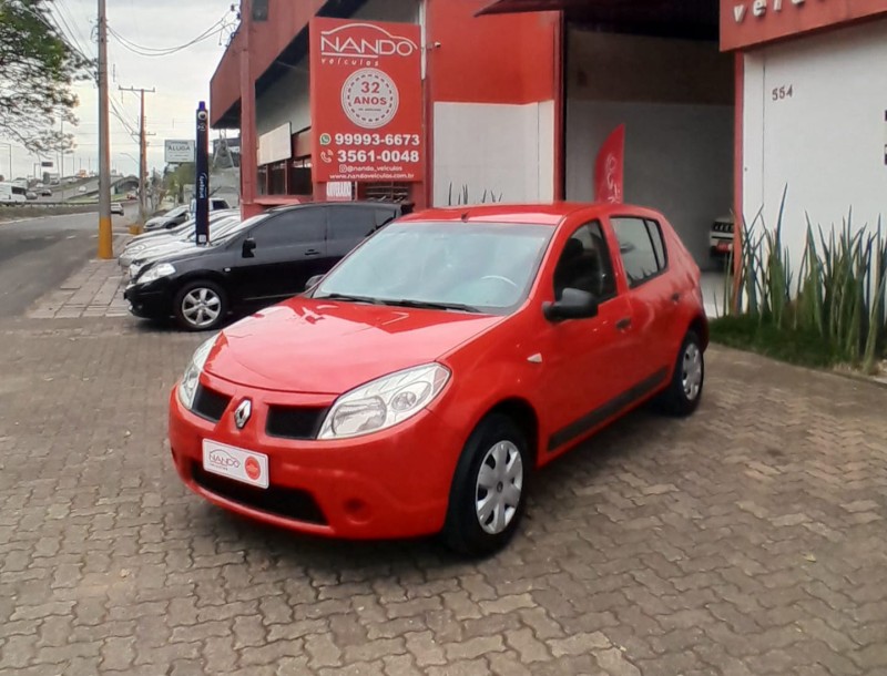sandero 1.0 authentique 16v flex 4p manual 2009 estancia velha