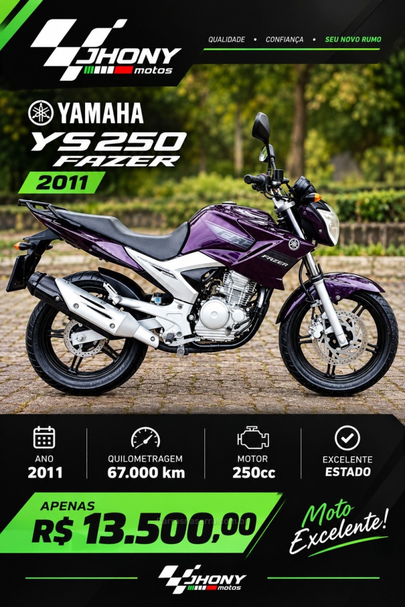 fazer ys 250 2011 caxias do sul