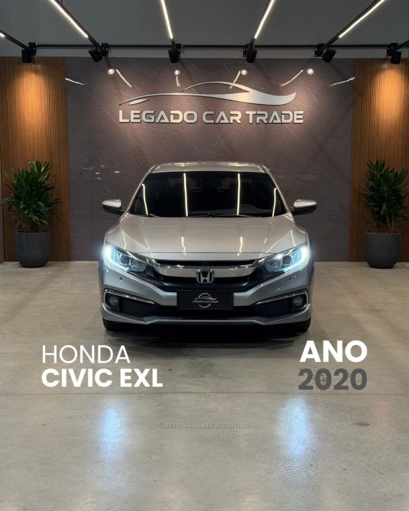 civic 2.0 exl 16v flex 4p automatico 2020 caxias do sul