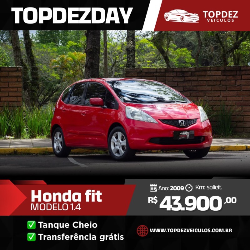 fit 1.4 lxl 8v flex 4p manual 2009 sao sebastiao do cai