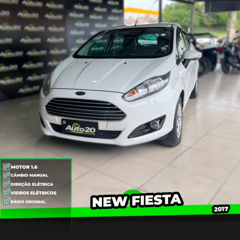 new fiesta 1.6 se hatch 16v flex 4p manual 2017 taquara