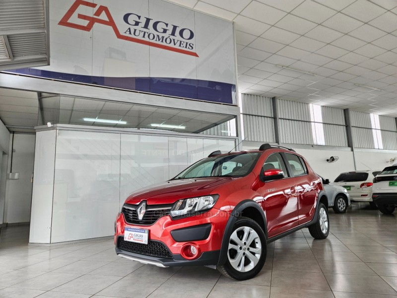 sandero 1.6 stepway 8v flex 4p manual 2015 tapejara