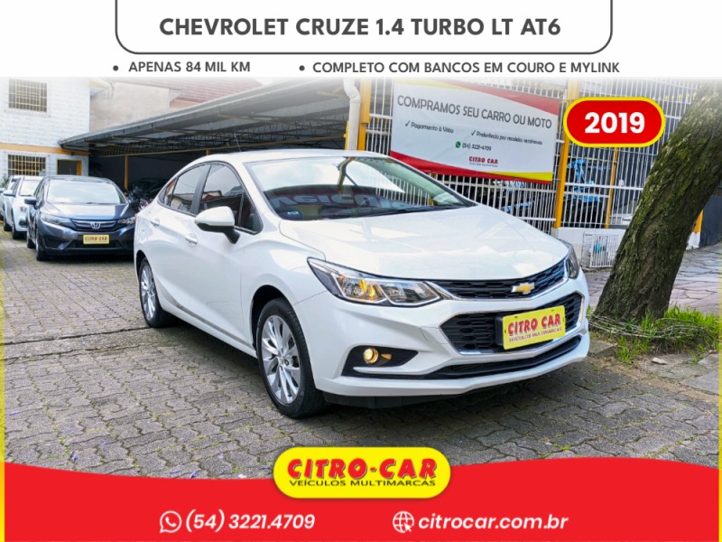 cruze 1.4 turbo lt 16v flex 4p automatico 2019 caxias do sul