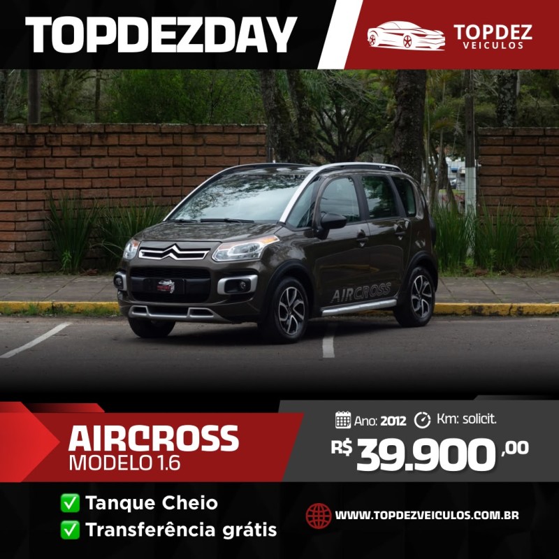 aircross 1.6 glx 16v flex 4p manual 2012 sao sebastiao do cai