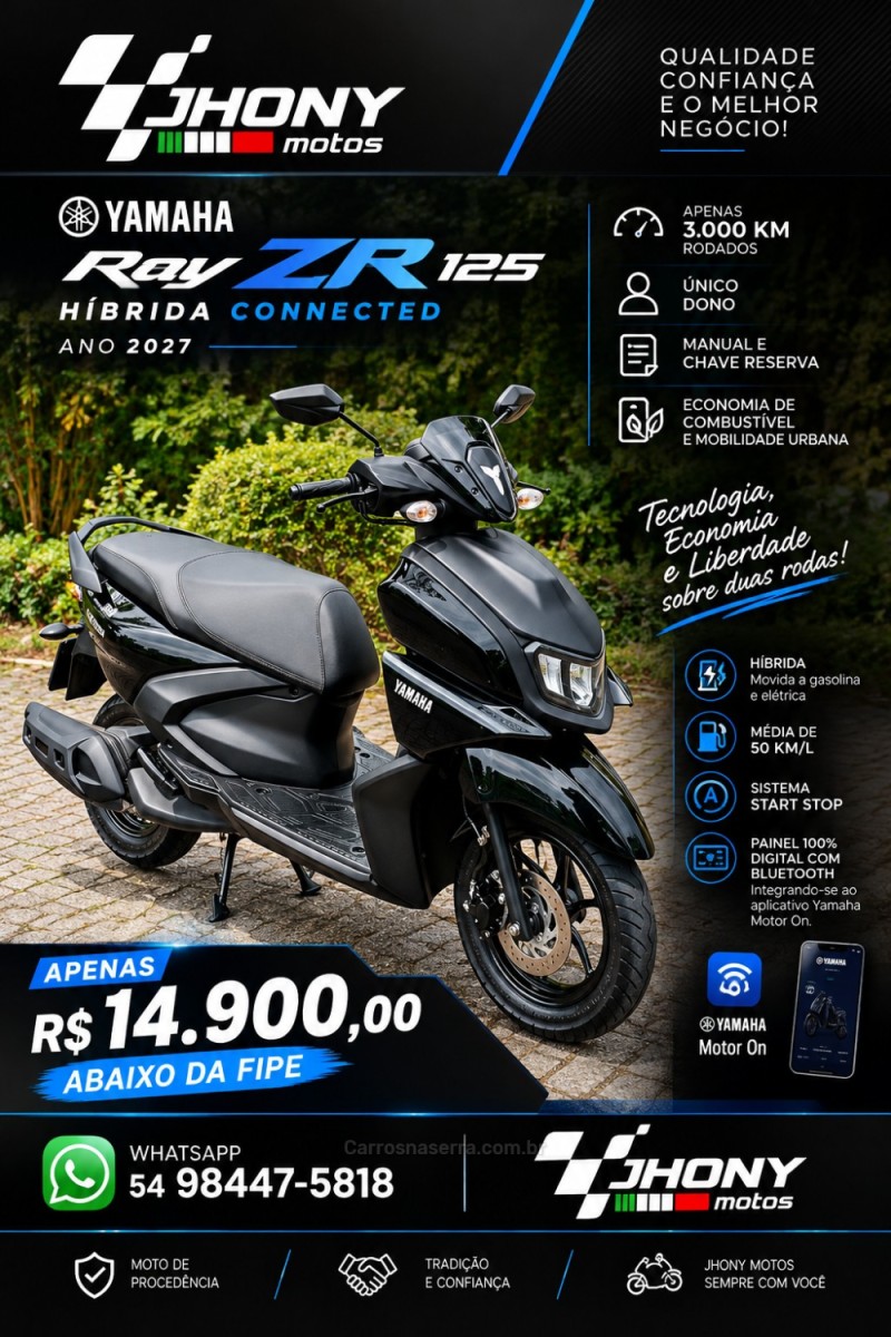 ray zr 125 hibrida 2027 caxias do sul