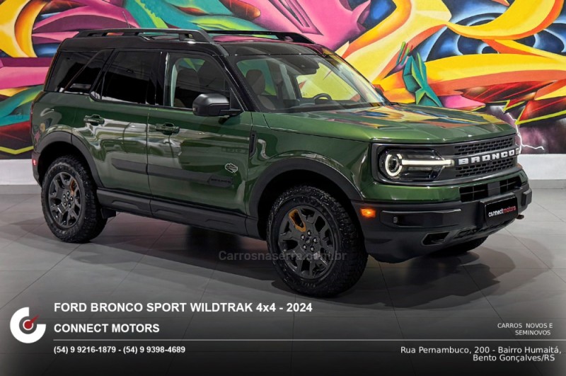 bronco 2.0 sport wildtrak ecoboost 16v turbo 4p automatica 2024 bento goncalves