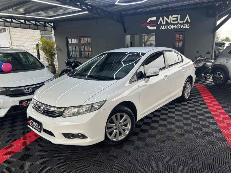 civic 1.8 lxl 16v flex 4p automatico 2012 canela