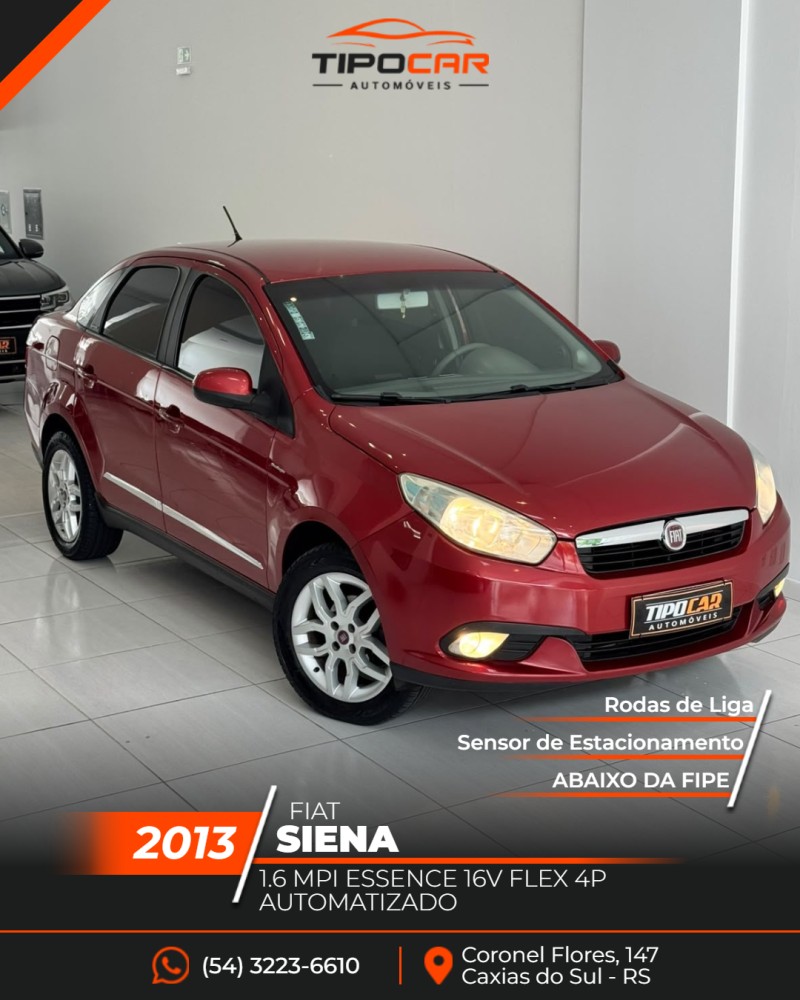 SIENA 1.6 MPI ESSENCE 16V FLEX 4P AUTOMATIZADO