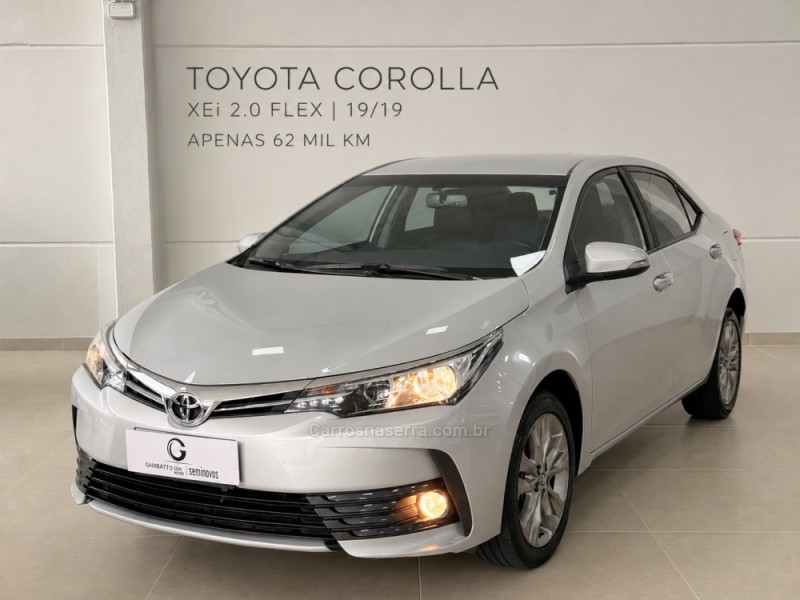 corolla 2.0 xei 16v flex 4p automatico 2020 bento goncalves