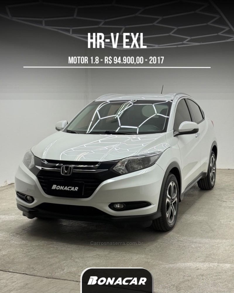 hr v 1.8 16v flex exl 4p automatico 2017 caxias do sul