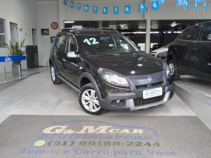 sandero 1.6 stepway 16v flex 4p manual 2012 sao sebastiao do cai