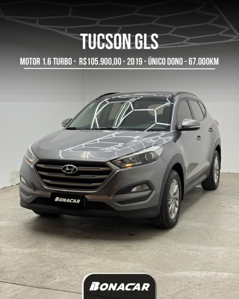tucson 1.6 gls turbo gasolina 4p automatico 2019 caxias do sul