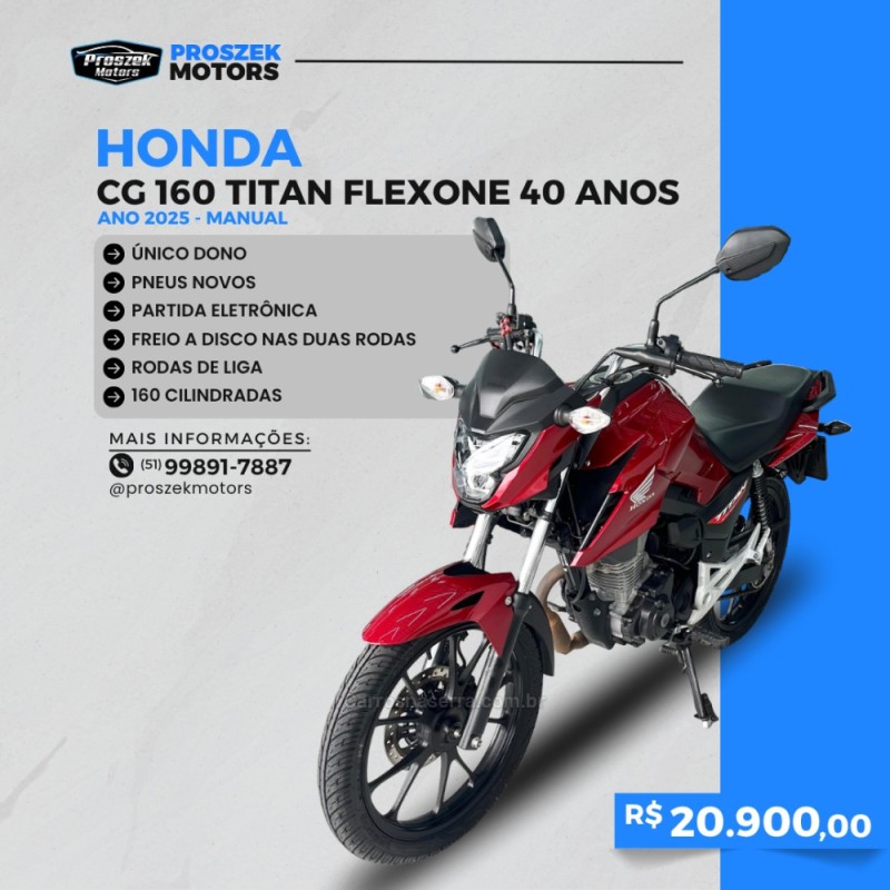 cg 160 titan 2025 canoas