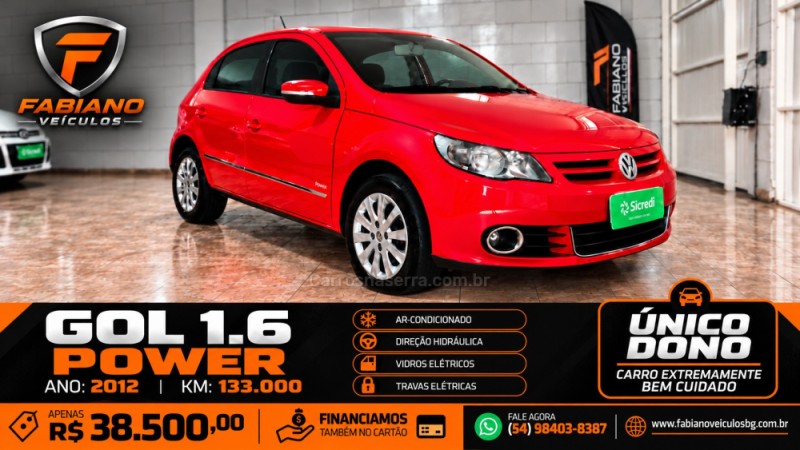gol 1.6 mi power 8v flex 4p manual 2012 bento goncalves