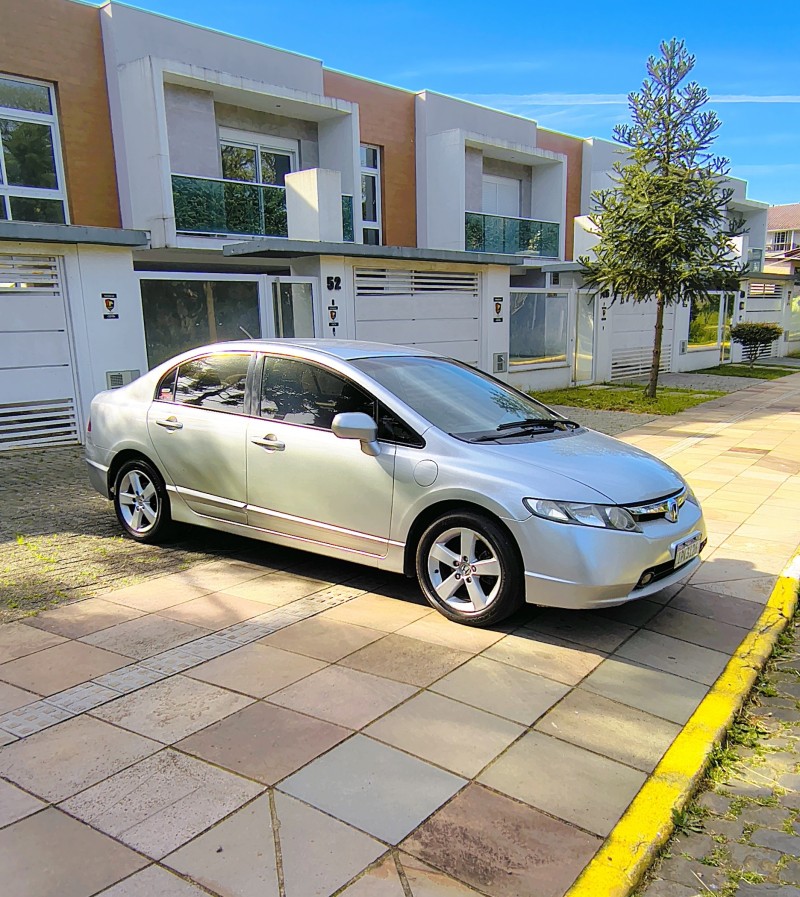 civic 1.8 lxs 16v flex 4p automatico 2008 farroupilha