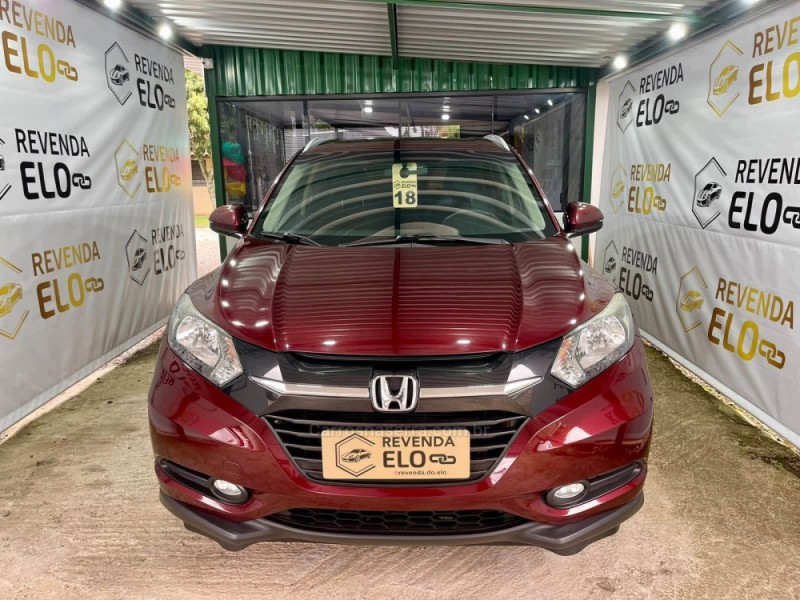hr v 1.8 16v flex exl 4p automatico 2018 picada cafe