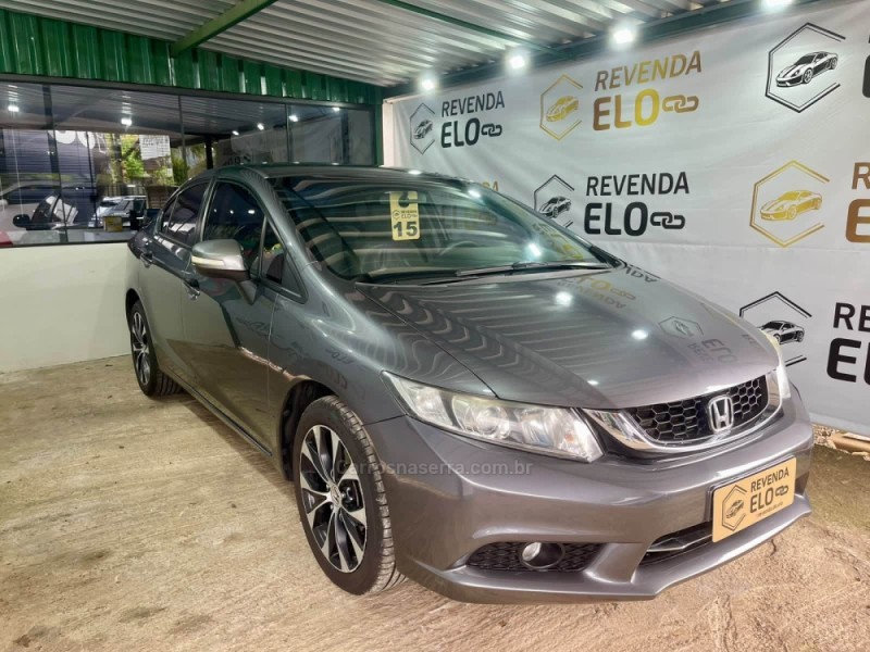 civic 2.0 lxr 16v flex 4p automatico 2015 picada cafe