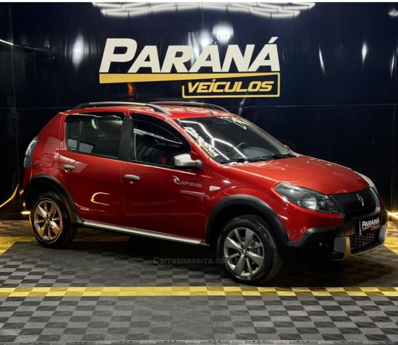 sandero 1.6 sl stepway rip curl 16v flex 4p manual 2012 estancia velha