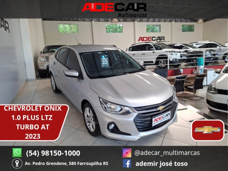 onix 1.0	ltz plus 12v turbo flex 4p automatico 2023 farroupilha