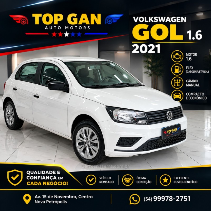 gol 1.6 msi 8v totalflex 4p manual 2021 nova petropolis