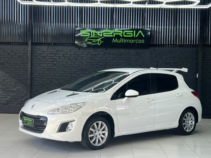 308 1.6 allure 16v flex 4p manual 2013 caxias do sul
