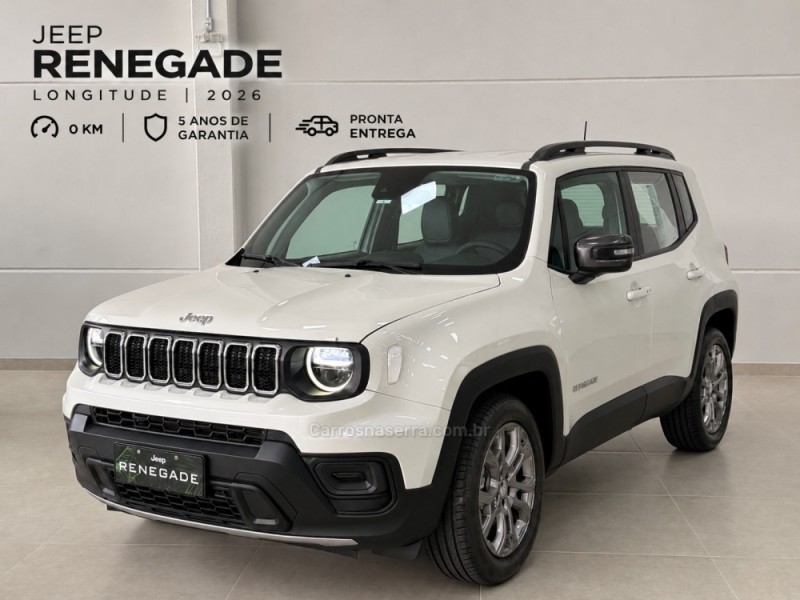 renegade 1.3 16v longitude t270 turbo 4x2 flex 4p automatico 2026 bento goncalves