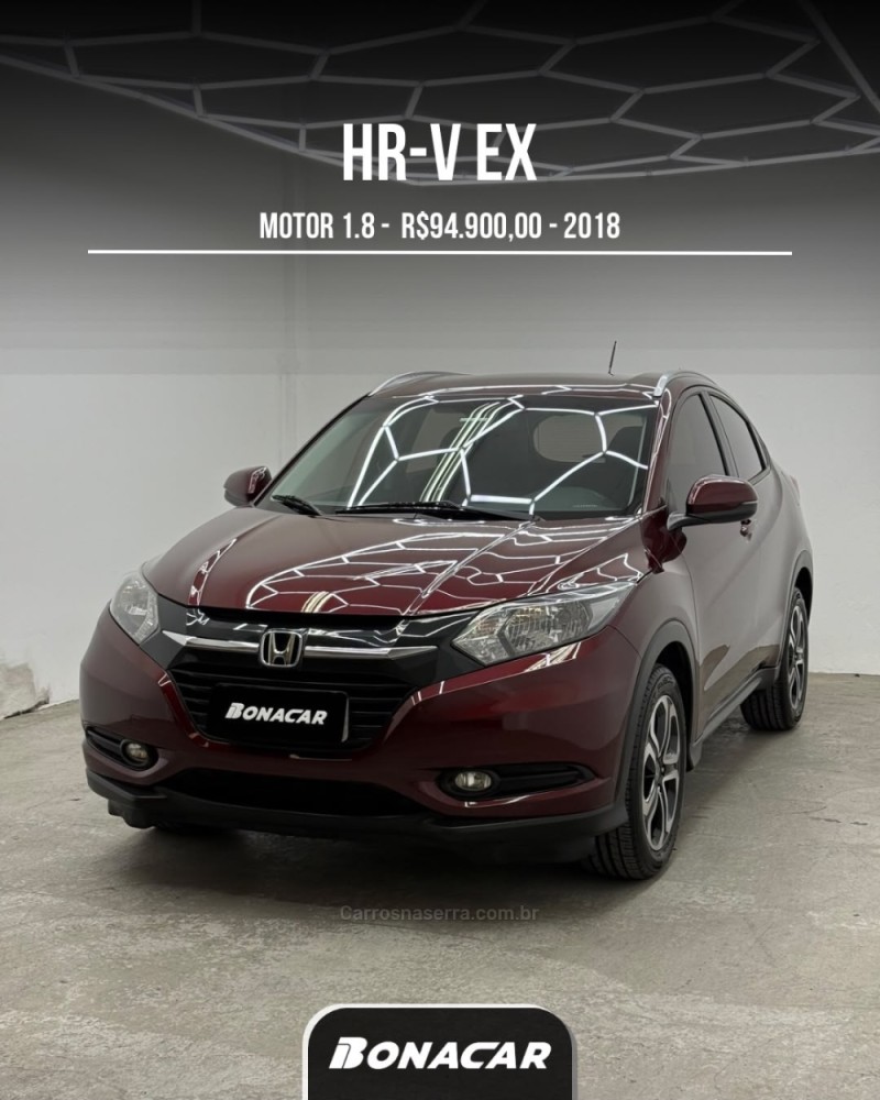hr v 1.8 16v flex ex 4p automatico 2018 caxias do sul