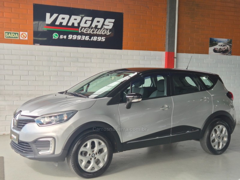 captur 1.6 life 16v flex 4p automatico 2018 caxias do sul