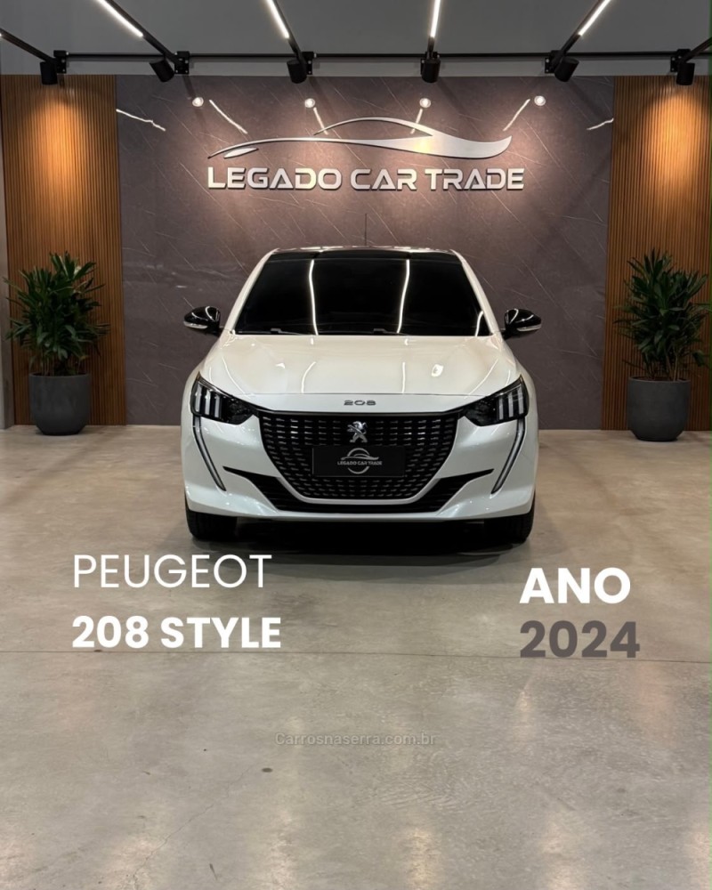 208 1.0 style flex 6v 4p manual 2024 caxias do sul
