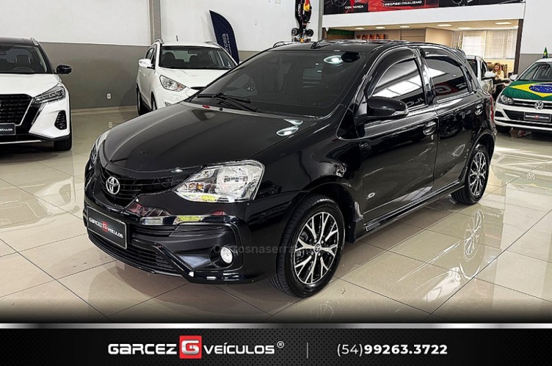 etios 1.5 platinum 16v flex 4p automatico 2017 bento goncalves