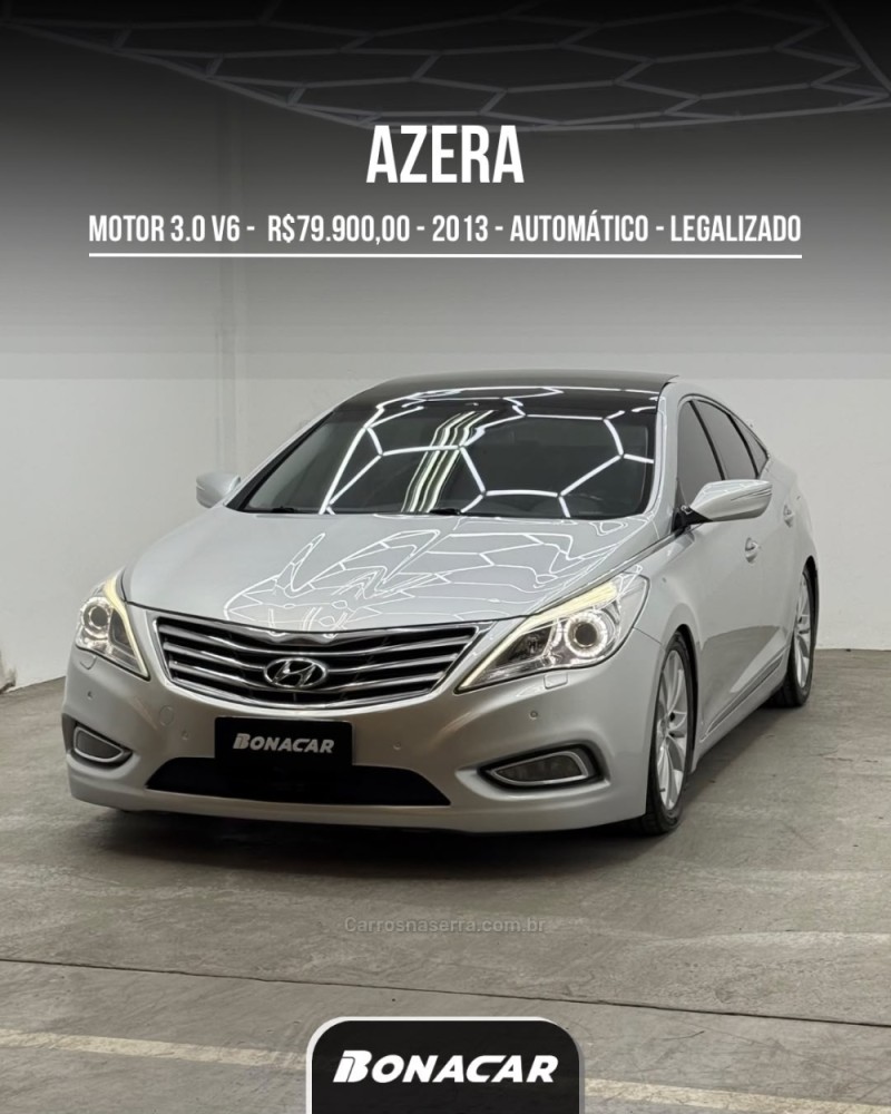 azera 3.3 mpfi gls sedan v6 24v gasolina 4p automatico 2013 caxias do sul