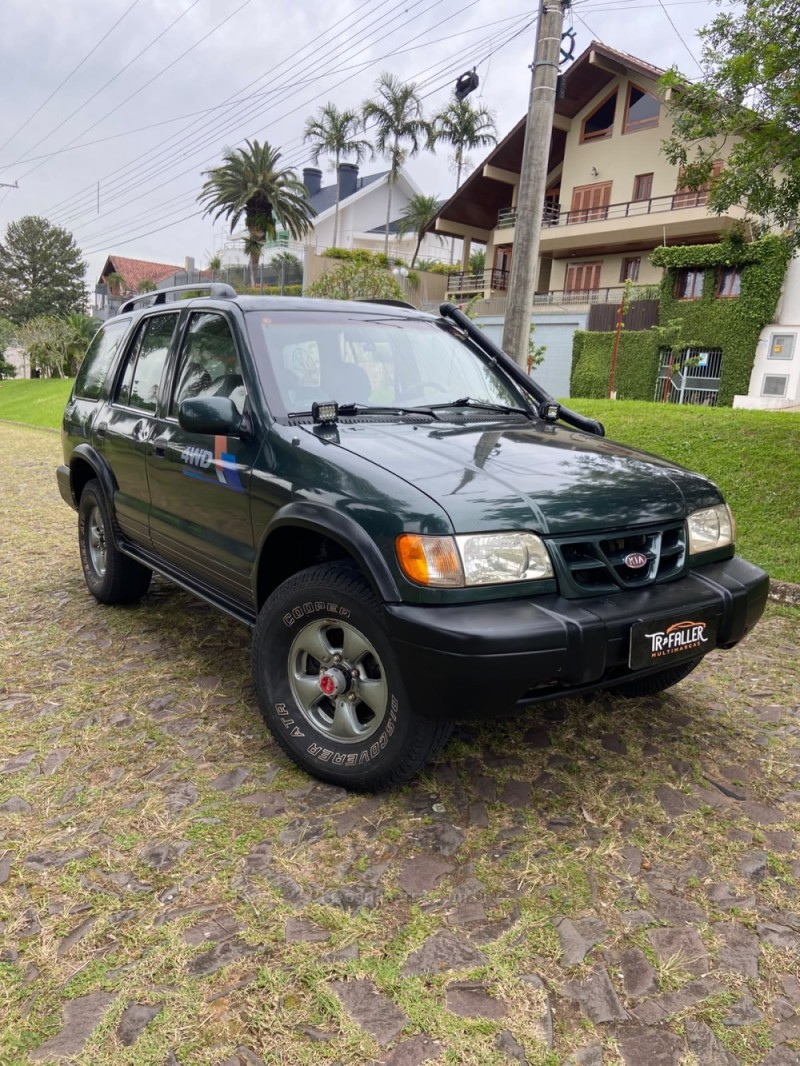 sportage 2.0 dlx grand 4x4 16v gasolina 4p manual 2001 campo bom