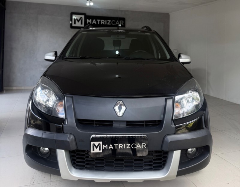 sandero 1.6 stepway 16v flex 4p manual 2012 canela